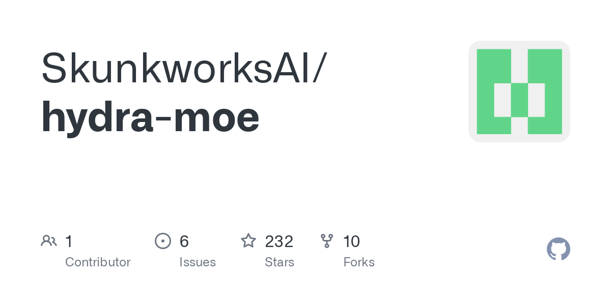 GitHub - SkunkworksAI/hydra-moe