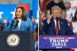 Donald Trump says Kamala Harris' nomination "not fair"