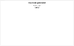 nba team generator