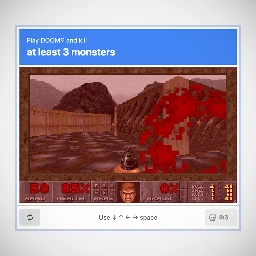 DOOM CAPTCHA: Defeat 3 Monsters for Verification