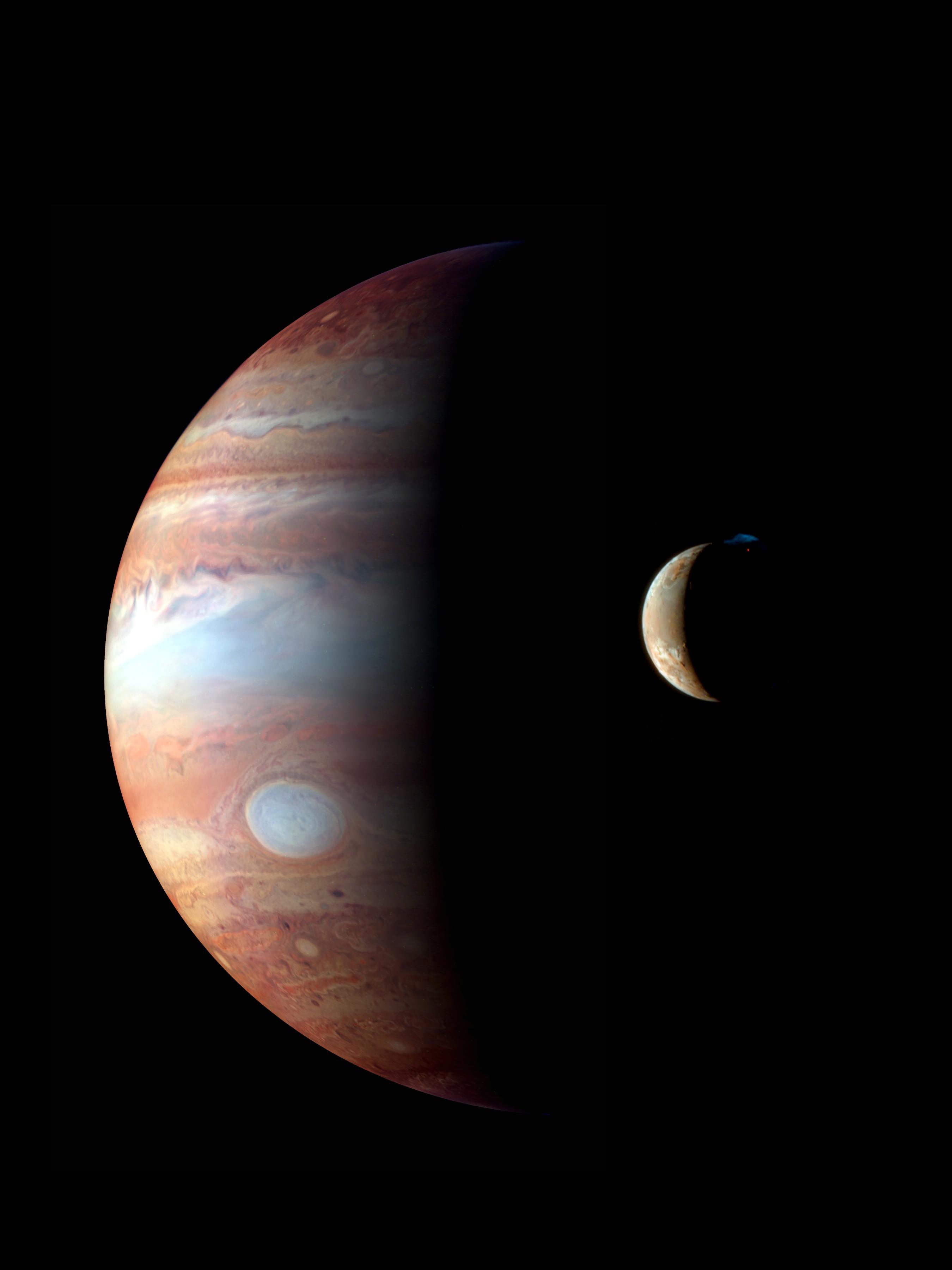 Jupiter and Io (New Horizons)