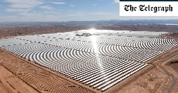 Britain to harness power of Sahara solar farms using 700ft ship