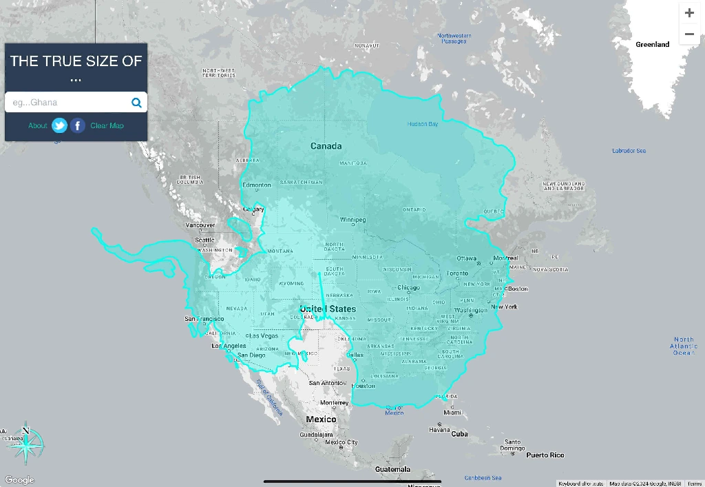 Antarctica vs US