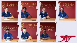 Seven academy players sign professional contracts