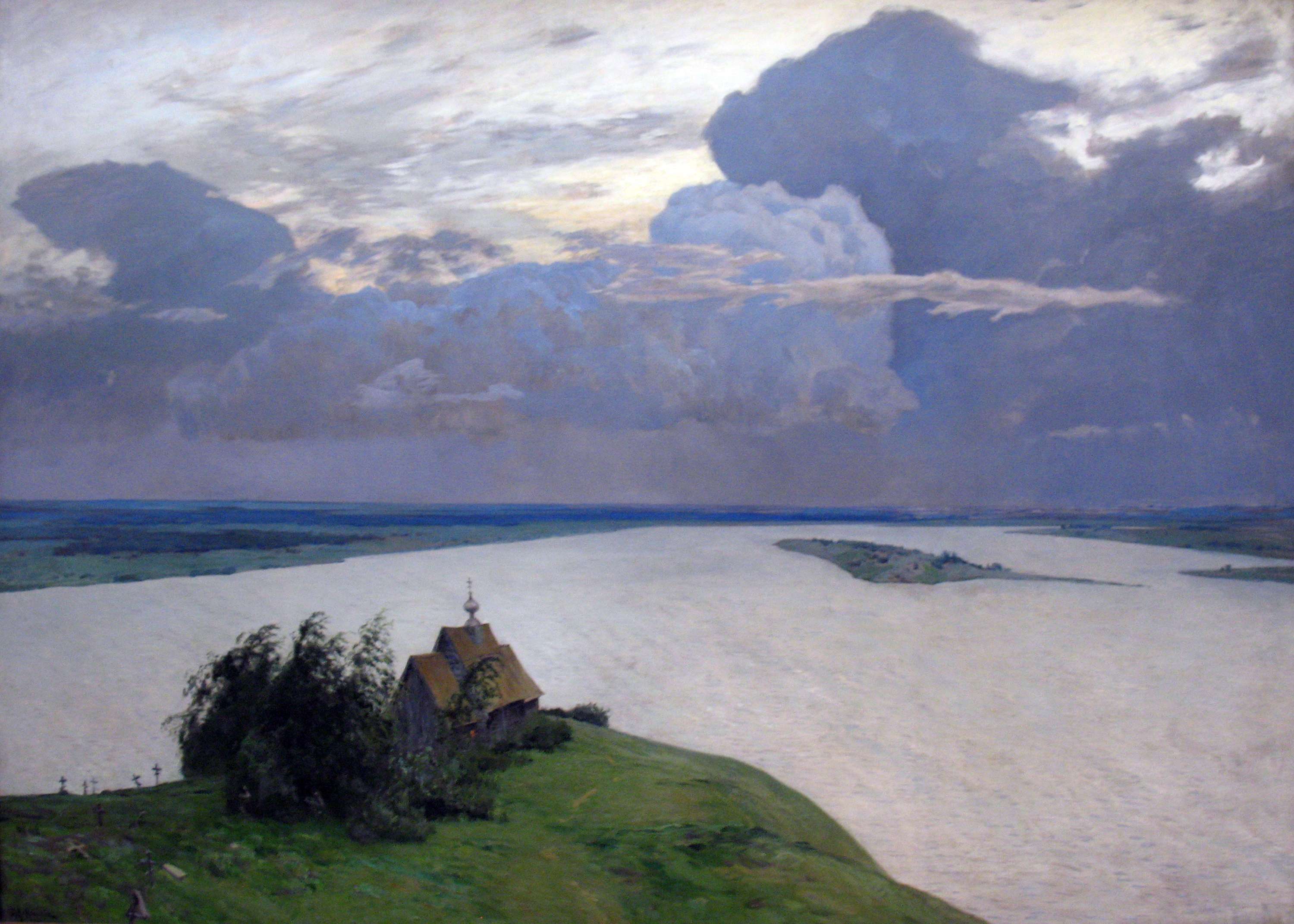 Above the Eternal Peace - by Isaac Levitan, 1894