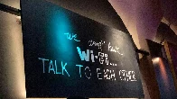 No Wifi. Talk to each other.