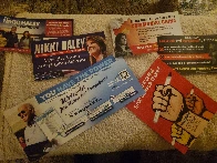 Political flyers in the mail the Friday before primary day