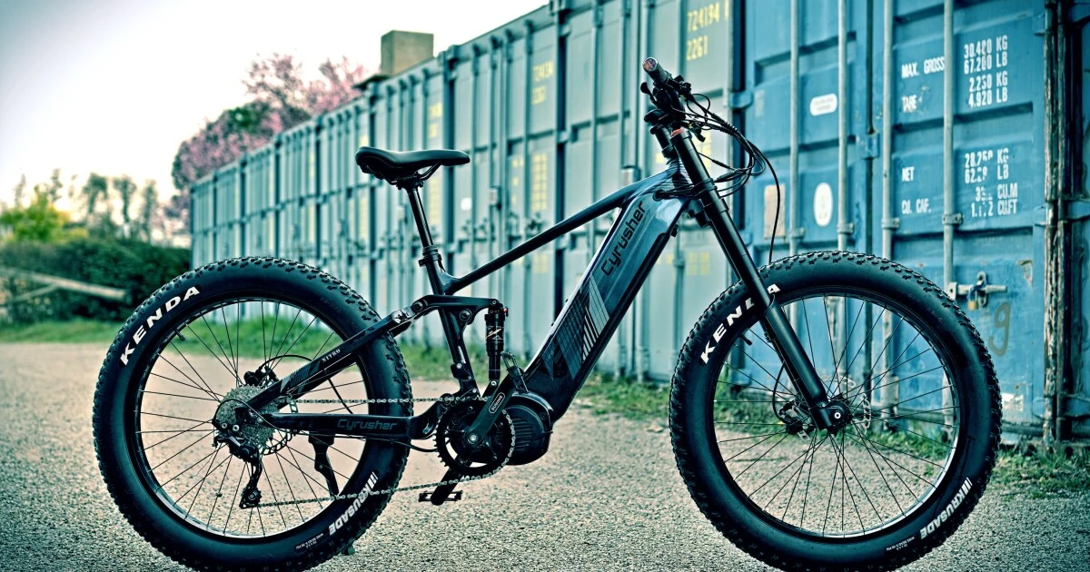 Nitro fat-tire adventure ebike first Cyrusher with mid-drive motor