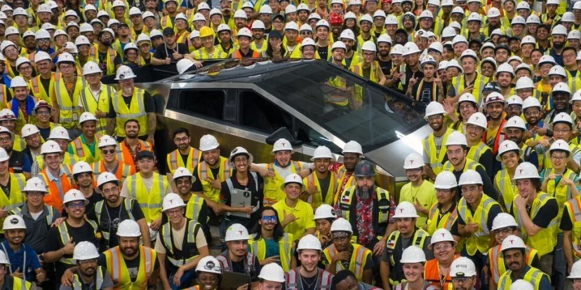 Tesla Cybertruck begins its journey to success - first unit rolls off production line