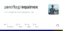 GitHub - zeroflag/equinox: Forth Programming Language on Lua