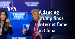 A dancing Trump finds internet fame in China