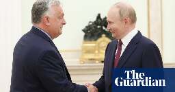 Viktor Orbán visits Vladimir Putin to condemnation from fellow EU leaders