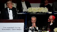 Trump, Chuck Schumer and the ultra-rich yuk it up at New York “charity dinner”