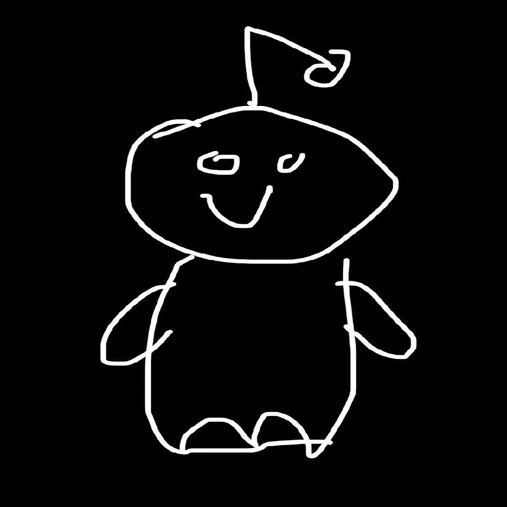 badly drawn reddit mascot smiling; reddit@lemmy.world&#39;s icon