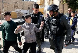 Israel Is Currently Imprisoning at Least 240 Children From West Bank, Group Says