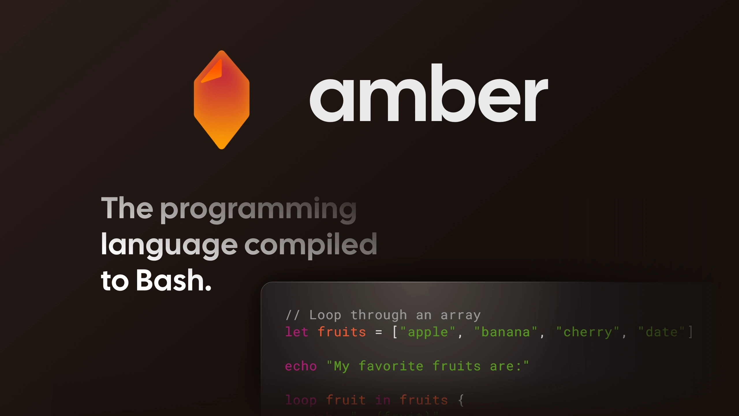 Amber The Programming Language