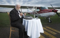 TIL that a Frenchman ate a plane