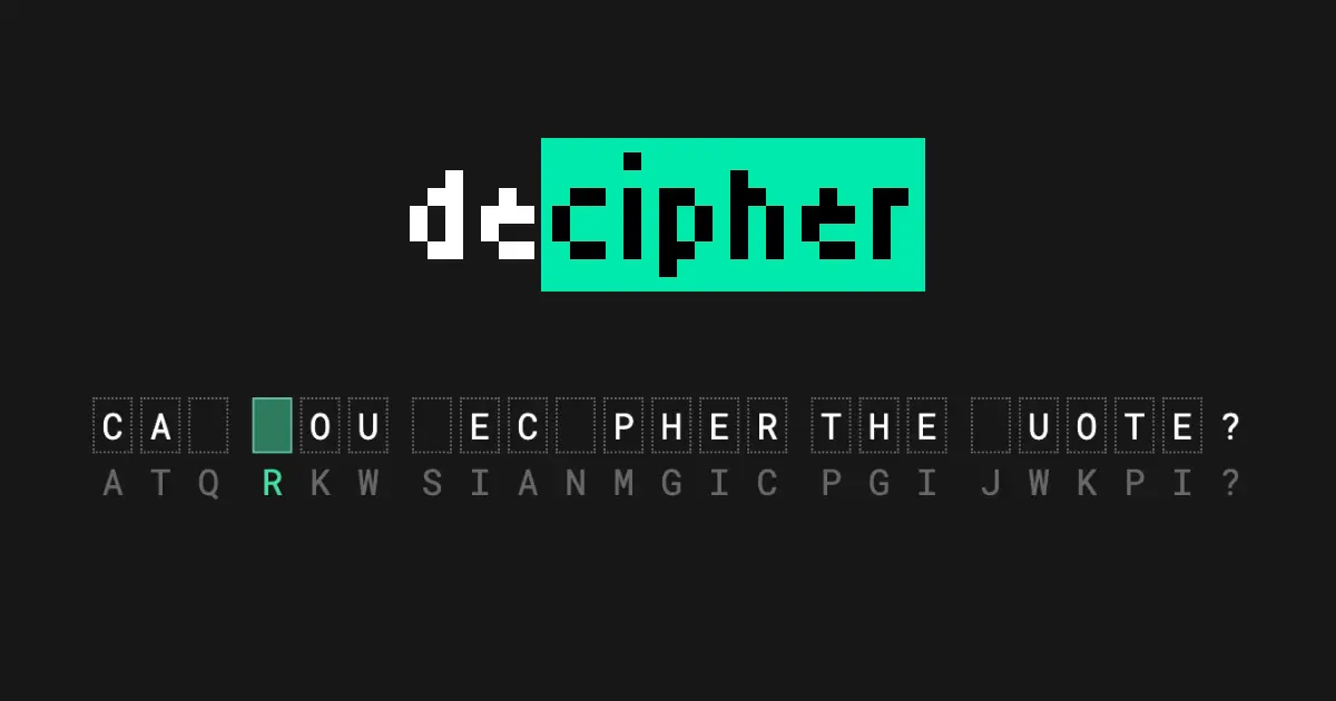 decipher