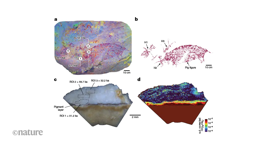 World’s oldest known artwork in Indonesian cave dated using lasers