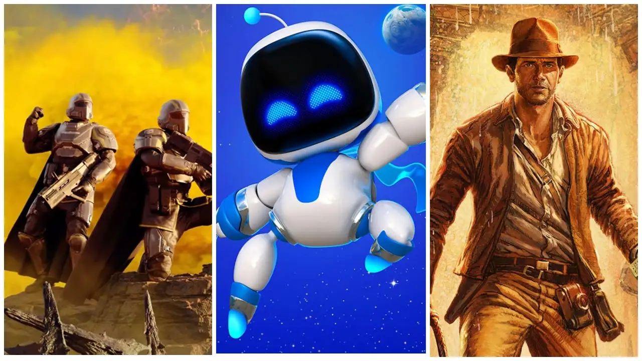 DICE Awards 2025 Nominations Revealed With Astro Bot, Helldivers 2, and Indiana Jones in the Lead - IGN