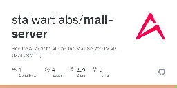 GitHub - stalwartlabs/mail-server: Secure & Modern All-in-One Mail Server (IMAP, JMAP, SMTP)