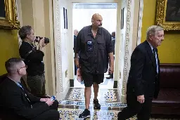 Fetterman Presides Over Senate Wearing Short-Sleeve Shirt, No Tie, And Shorts