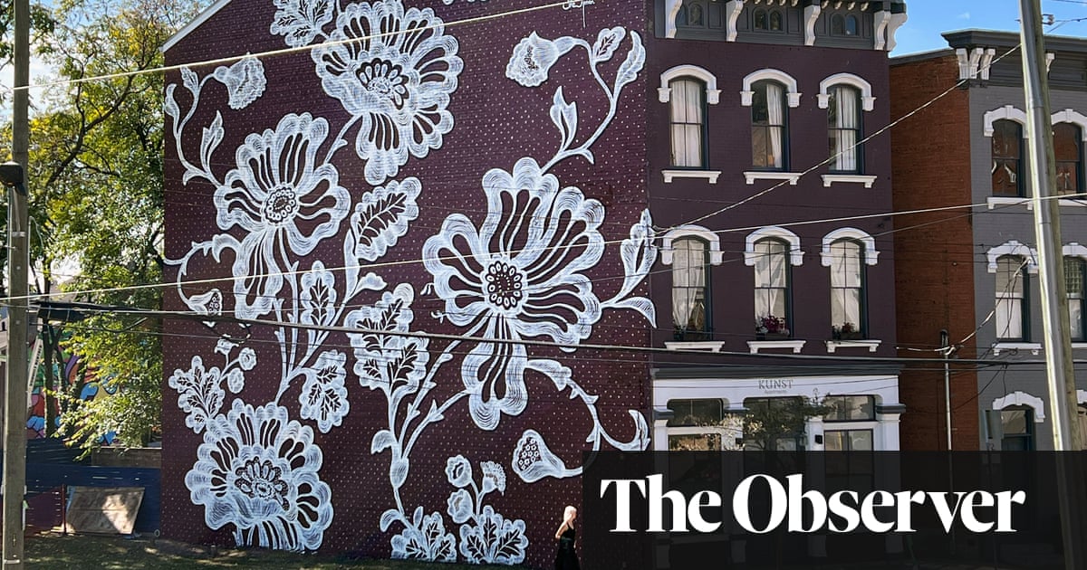 Lace-inspired murals celebrating European folk traditions – in pictures