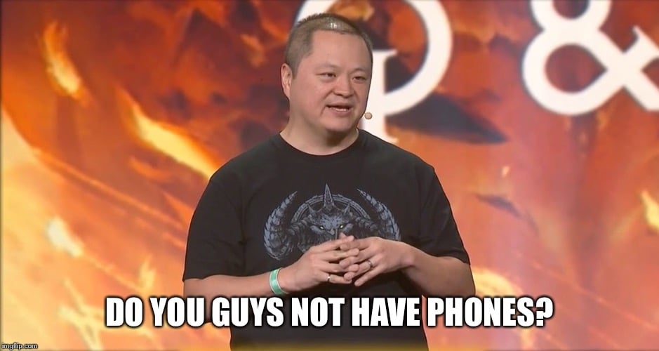 do you guys not have phones