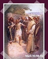 A Blind Man Brought To Jesus