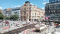 Trams are coming back to Wenceslas square in Prague