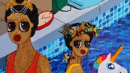 Nigerian artist Ayobola Kekere-Ekun creates her colorful works from folded paper | CNN