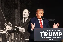 Trump’s channeling Hitler for protection