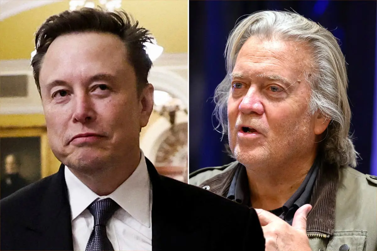 ‘We’re going to rip your face off’ in visa fight, Steve Bannon warns Elon Musk