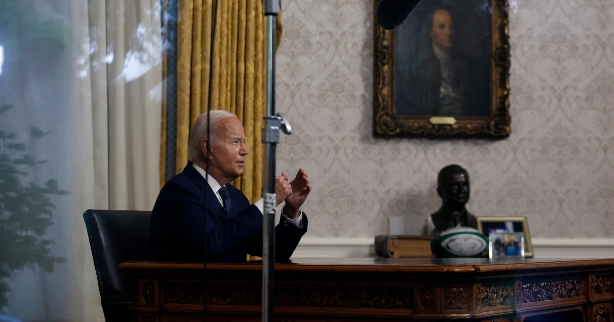 Biden’s exit from the race is just what Trump feared