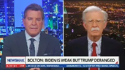 Newsmax guest John Bolton says Tucker Carlson is "being used by the Kremlin for&nbsp;their own purposes"