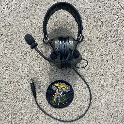 Peltor OD Green Comtac V Single Comm Headset + Gel Pads