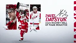 Pavel Datsyuk elected to Hockey Hall of Fame Class of 2024 | Detroit Red Wings