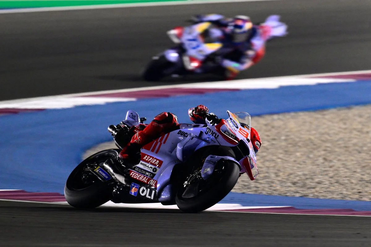 Marquez &quot;gave up&quot; maiden Ducati MotoGP podium shot in Qatar GP