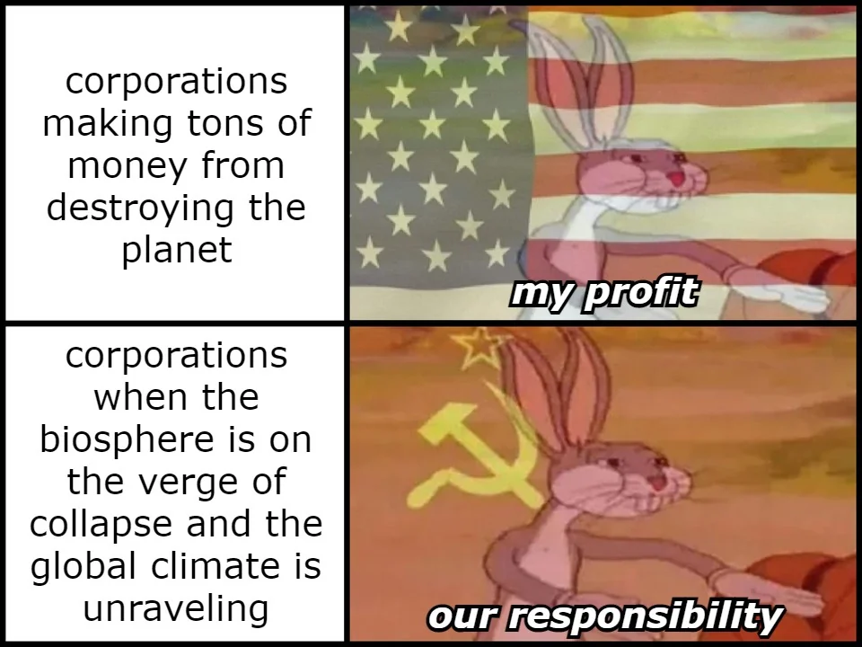 Privatize the profits, socialize the costs