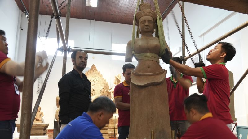 Cambodia welcomes the Met’s repatriation of centuries-old statues looted during past turmoil | CNN