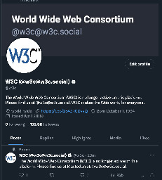 World Wide Web Consortium (@w3c@w3c.social)