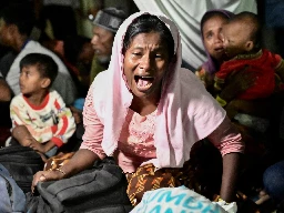 Indonesian students evict Rohingya from shelter demanding deportation