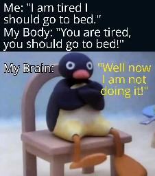 Insomnia struggles [Meme]