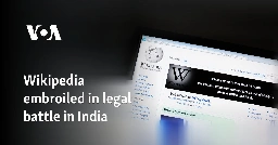 Wikipedia embroiled in legal battle in India