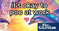 ‘It’s okay to poo at work’: Australian health department praised for tackling taboo with humorous campaign