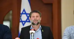 Israel's far-right minister Smotrich calls to occupy Gaza, take over south Lebanon