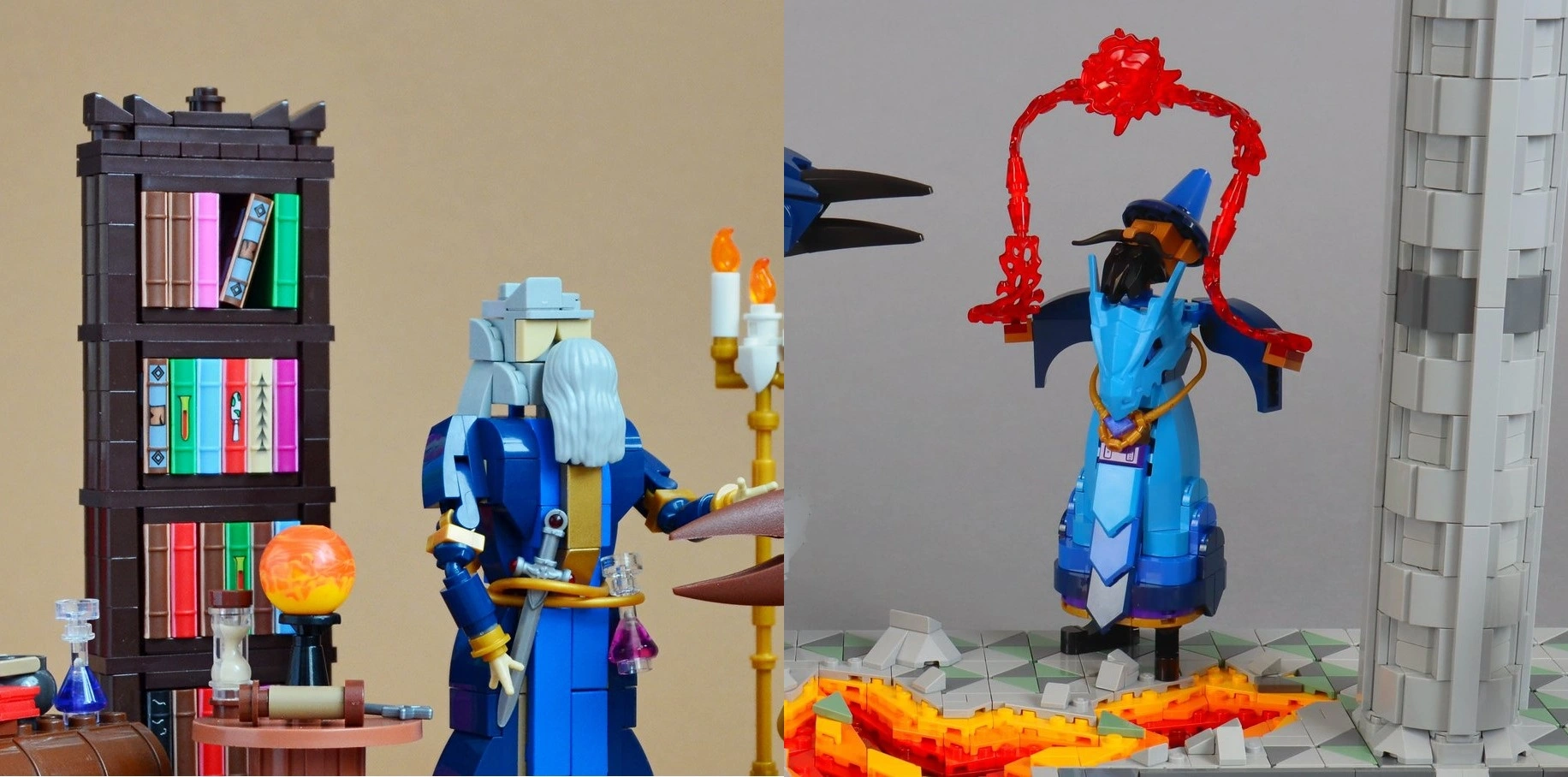 Dueling wizard builds give us something to crow about - The Brothers Brick