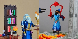 Dueling wizard builds give us something to crow about - The Brothers Brick