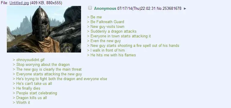 Life as a Skyrim guard