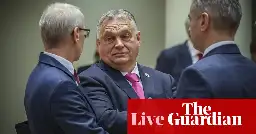 EU summit live: Viktor Orbán says Hungary can stop Ukraine joining European Union despite leaders’ agreement